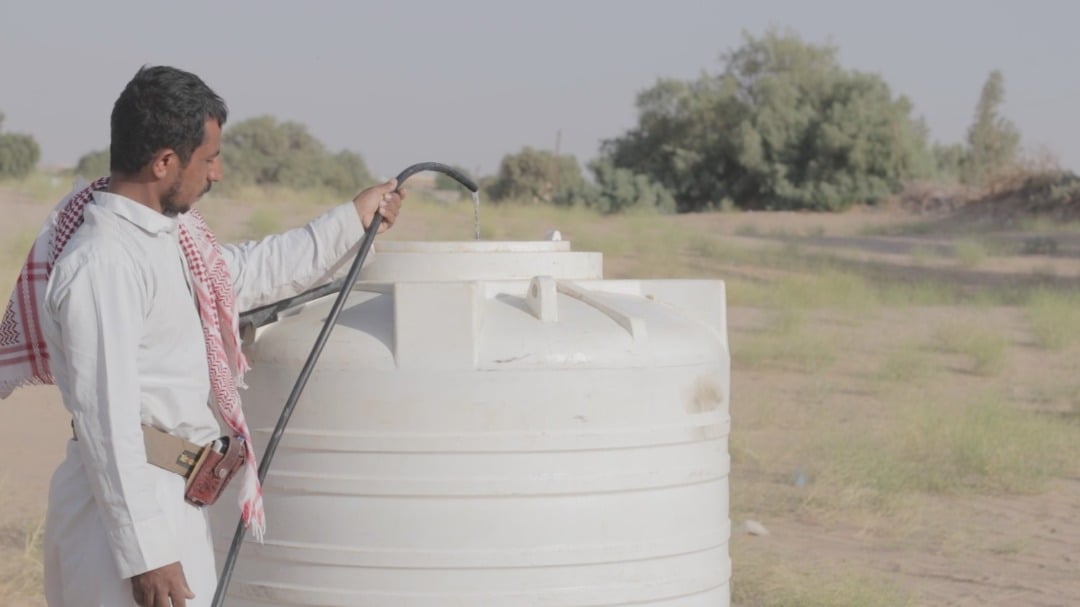 الوصول الانساني اليونيسف مشروع مياه آل جعيثين.. يعيد البسمة وينعش حياة السكان من جديد