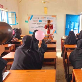 تنفيذ جلسات توعية مجتمعية للنساء والفتيات 