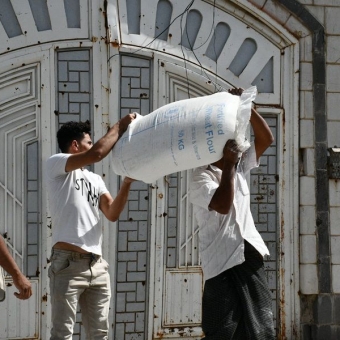 Implemented by HUMAN ACCESS and funded by WFP, The food aid project is a haven for more than 65,000 families in Lahj and Taiz governorates