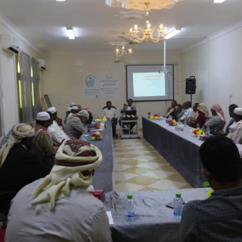 Training workshop to assess food security interventions in Wadi Hadramout