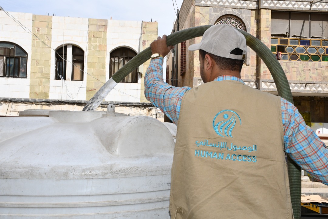 Drinking water supplied to affected families Yemen