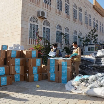 Hygienic bags and NFIs distributed for students of Health Institute in Marib