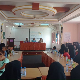 The first meeting for mothers of orphans in Al Mahrah