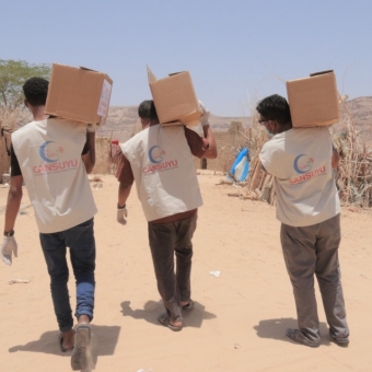 In partnership with Cansuyu organization, About (3500) individuals benefit from Ramadan charity projects during the first half of the month in some Yemeni governorates
