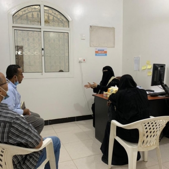 GBV Coordinator visits the safe space for women and girls in Marib