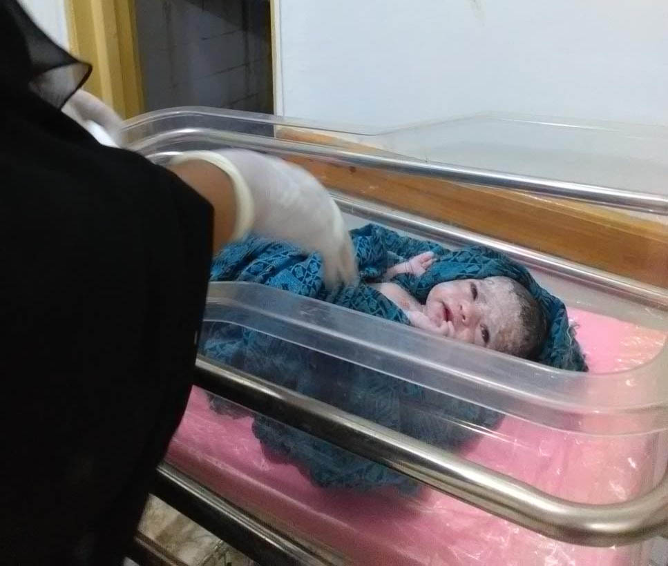 The first childbirth of Mrs. Hamam