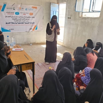 Awareness and psychological support sessions for women and girls