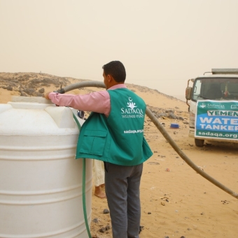 In partnership with Sadaqa Association .. we help them continue their life's journey