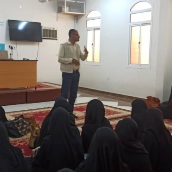 Community awareness sessions for women and girls in Seiyun