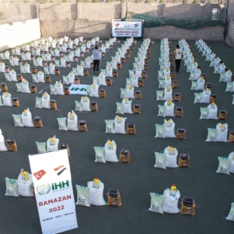 In partnership with iHH, (2.259) poor families benefit from Ramadan Food Basket