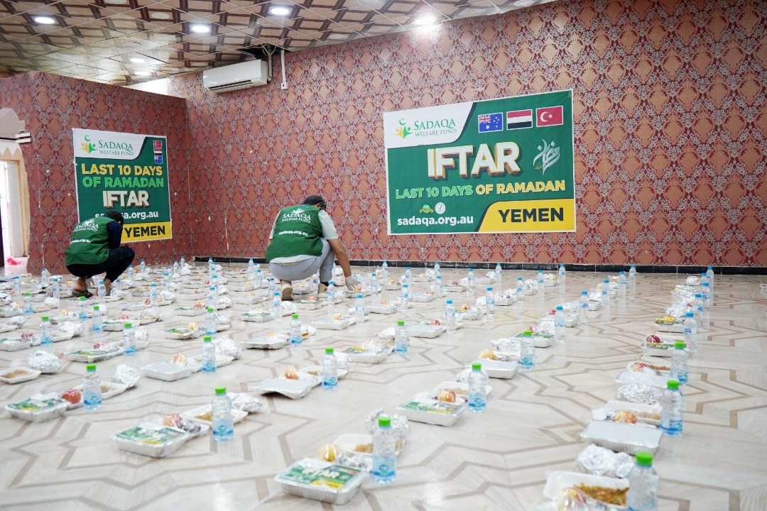 In partnership with SADAQA WELFARE FUND - Australia, Distribution of Ramadan food baskets to poor families in four Yemeni governorates