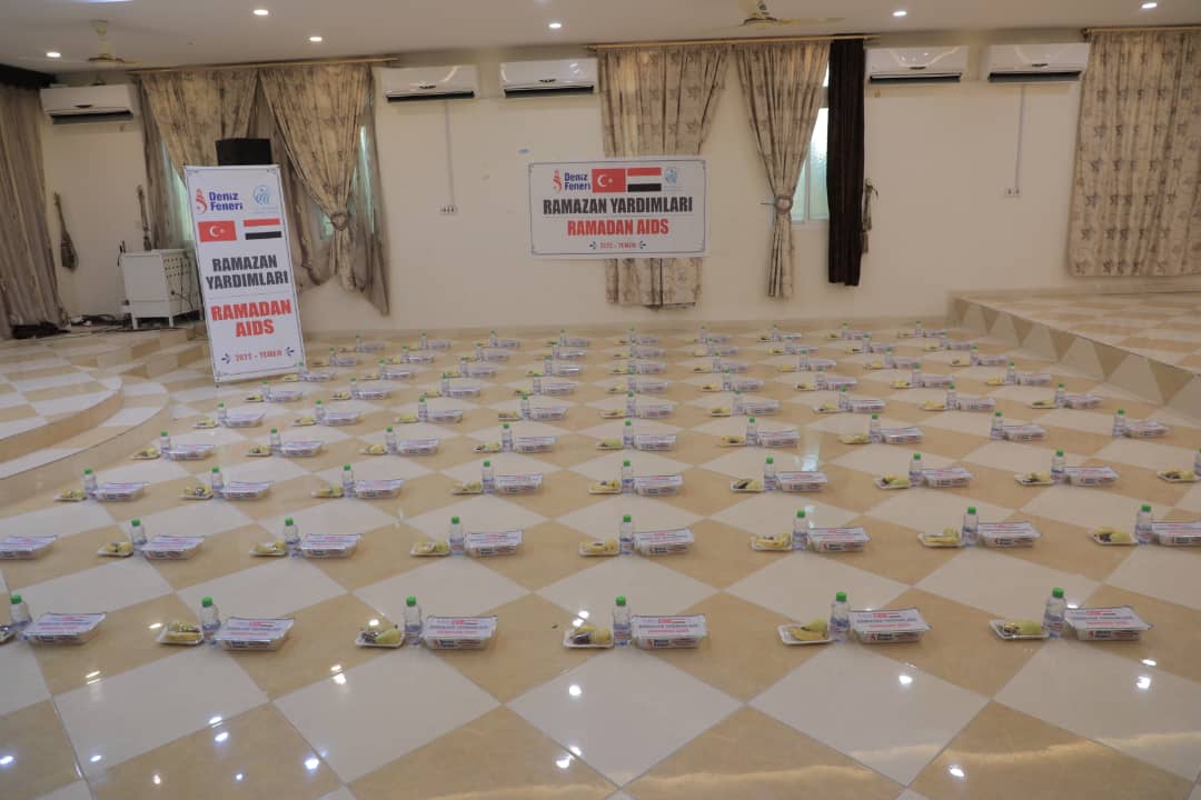 In partnership with Deniz Feneri Association, about (650) families benefited from Ramadan food basket distribution