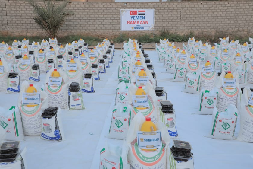 Sadacataşi Organization provides Ramadan food aid to 500 poor families 