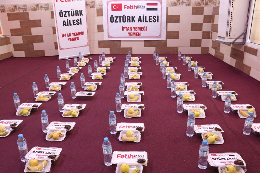 In partnership with Fetih Charity - Turkey, about (1,800) people benefited from Ramadan charity projects