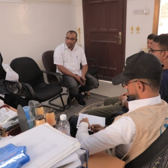Secretary-General of HUMAN ACCESS welcomes UNFPA Coordinators in Hadramout