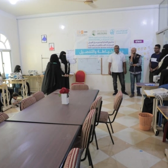 Safe Space in Seiyun welcomes UNFPA Gender Sub-Cluster Coordinator