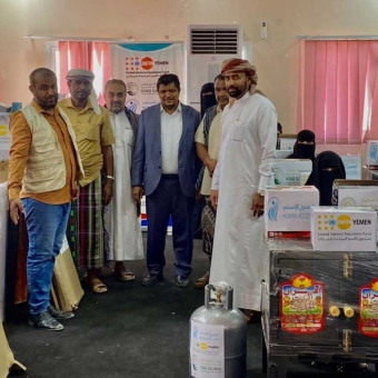 Distribution of 14 economic empowerment bags in sewing and pastry making