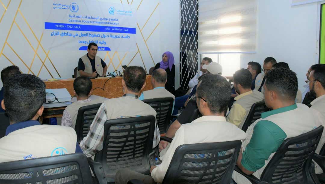 Training General Food Assistance Project GFA team on work stress in conflict areas