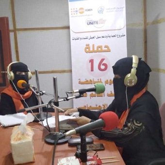 Honoring events and training within the 16-day campaign against violence