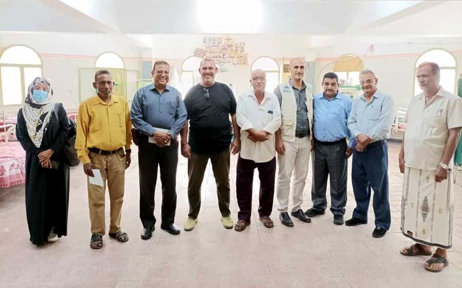 A team inspects mental health services provided to refugees