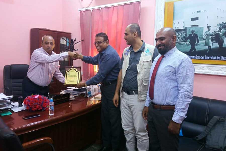 Meetings to develop health project services for refugees in Kharaz and Al-Basateen