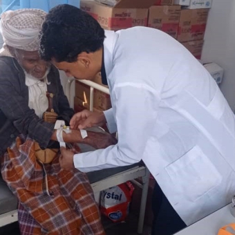 Happiness falls on Haj Saeed in tents of pain and gloom