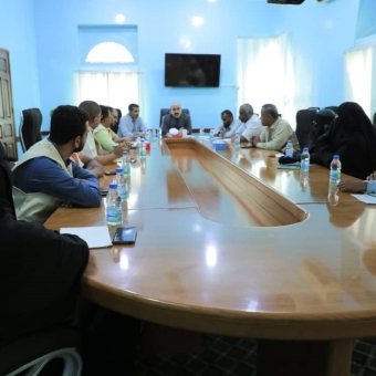 Mukalla: HUMAN ACCESS and the Education Office discuss support to education sector