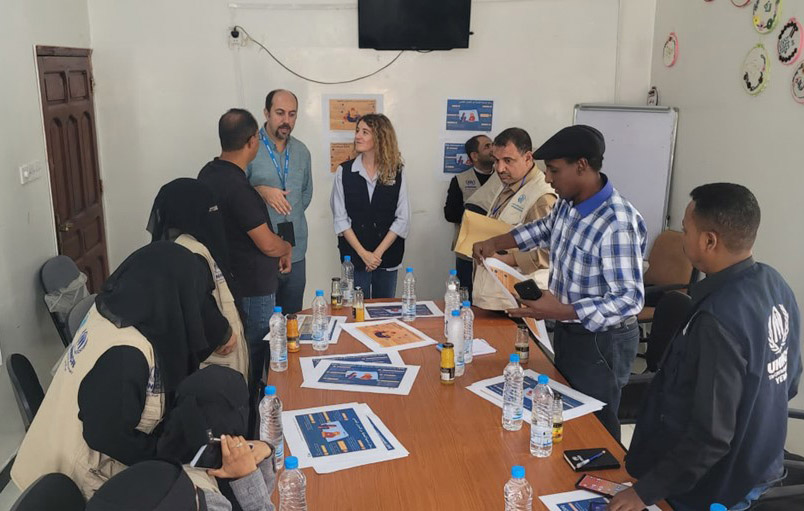 UNHCR delegation visits the Community Center for IDPs