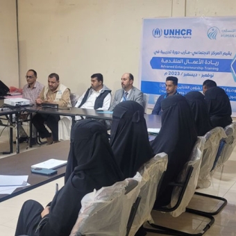 UNHCR and ExU for IDPs visit the entrepreneurship program