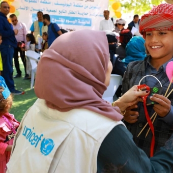 An entertainment day open to 100 boys and girls