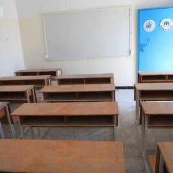 Building and furnishing 2 classrooms 