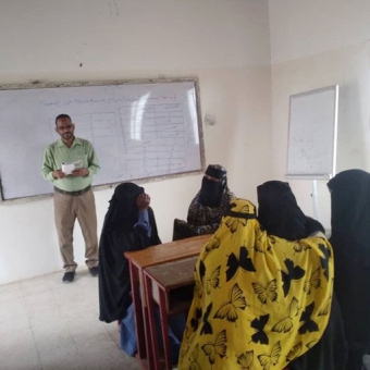 Refugee camps offer diverse activities to develop skills of male and female students