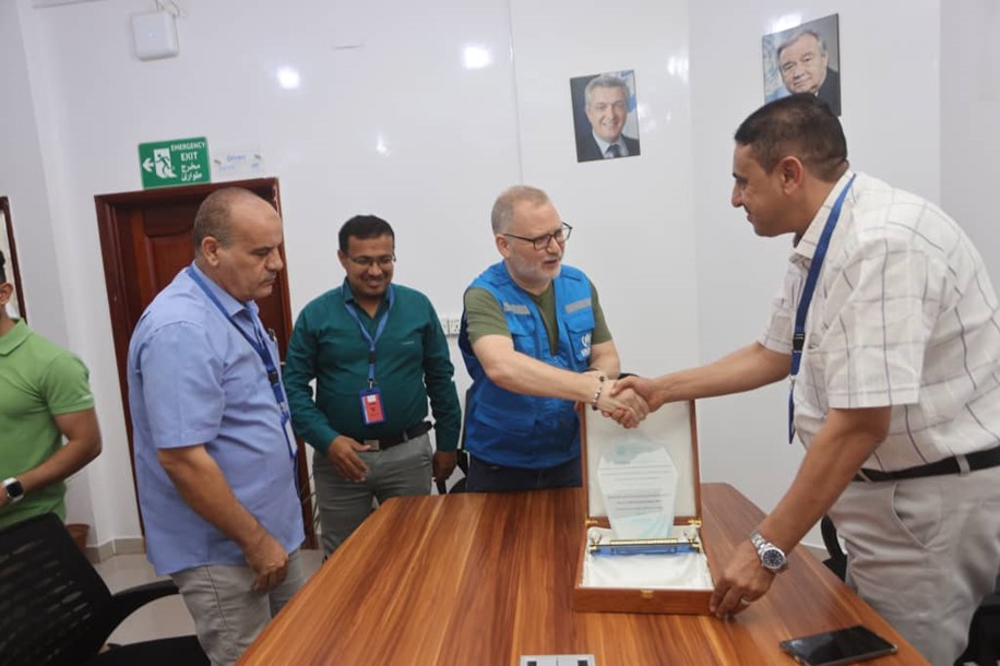 HUMAN ACCESS honors UNHCR’s office director in Marib