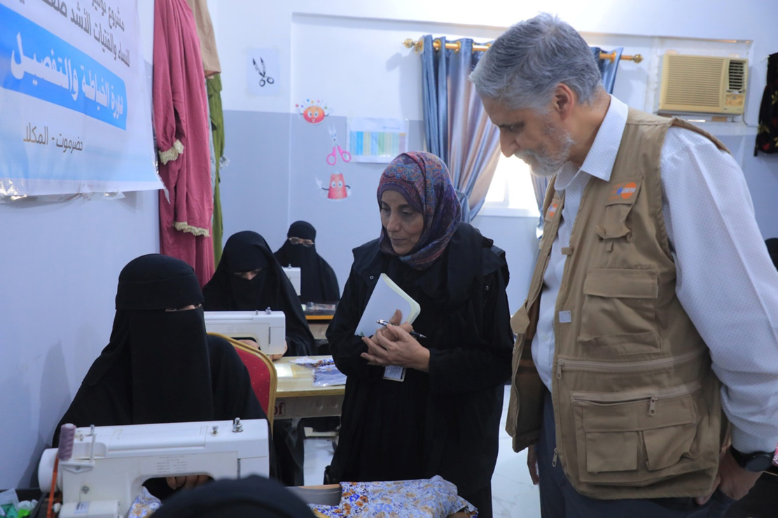 UN official looks into livelihood services for women and girls