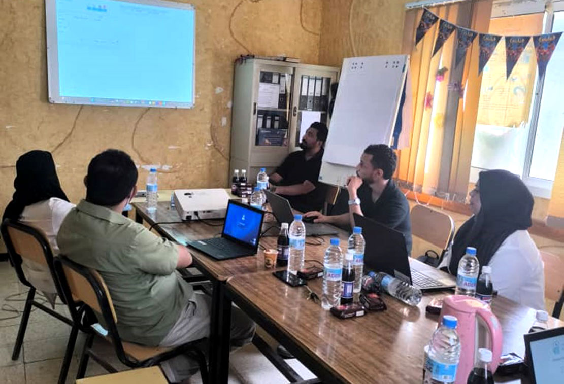 Training program for Al-Basateen Medical Center staff on new electronic system