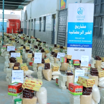 Providing Ramadan essentials for 100 families in Djibouti